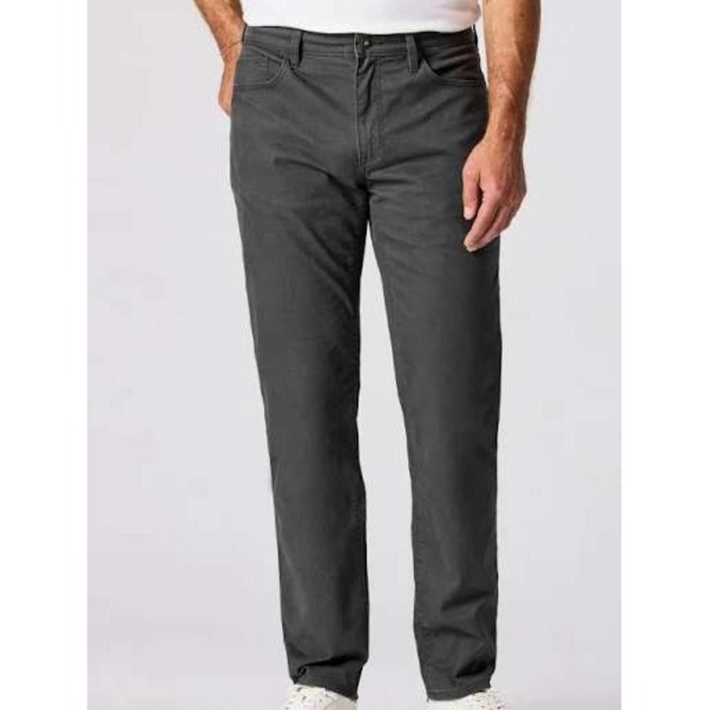 Flint and Tinder 365 Pants Men 32x32 Charcoal Grey Slim Stretch Chino Capsule